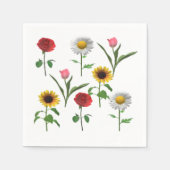 Zazzle Keramik Tile 4.25" x 4.25 , Klein Serviette (Vorderseite)