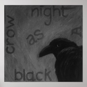 zazzle Krähe Poster