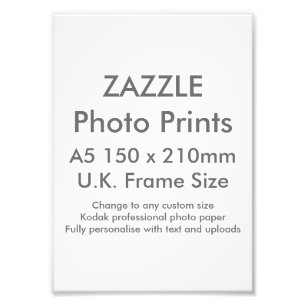 Zazzle kundenspezifischer Druck-BRITISCHE Fotodruck
