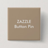 Zazzle kundenspezifischer quadratischer button (Vorderseite)