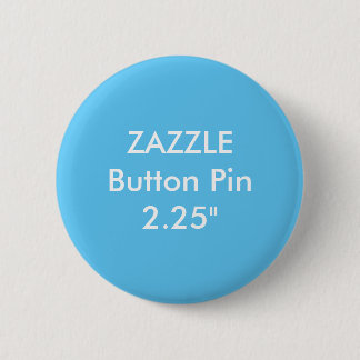 Zazzle leere Gewohnheit 2 1/4" Standardknopf BLAU Button