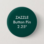 Zazzle leere Gewohnheit 2 1/4" Standardknopf GRÜN Button (Vorderseite)