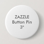 Zazzle leere Gewohnheit 3" großes Knopf-Button Button (Vorderseite)