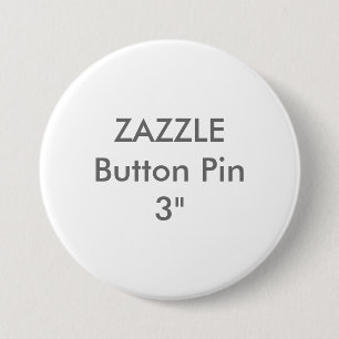Zazzle leere Gewohnheit 3" großes Knopf-Button Button