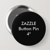 Zazzle leere Gewohnheit 4" enormes Knopf-Button Button (Vorne & Hinten)