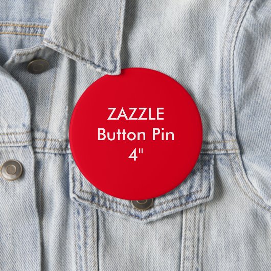 Zazzle leere Gewohnheit 4" enormes Knopf-Button Button (Beispiel)