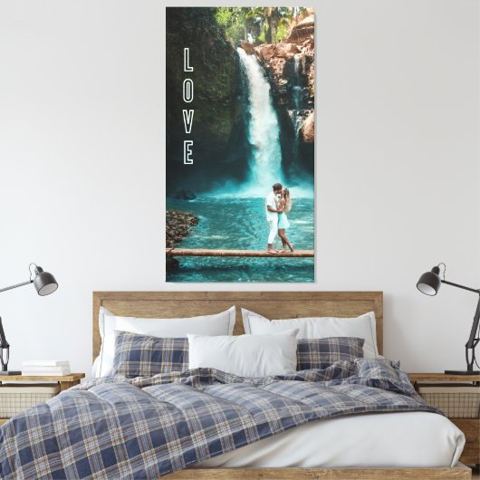 Zazzle Liebe Leinwand (Insitu (Schlafzimmer))