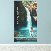 Zazzle Liebe Leinwand (Insitu (Holzboden))