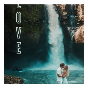 Zazzle Liebe Leinwand Poster