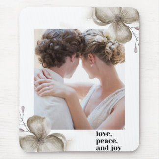 Zazzle Liebe Peace & joy mouse pad Mousepad