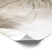 Zazzle Liebe Peace & joy poster (Ecke)