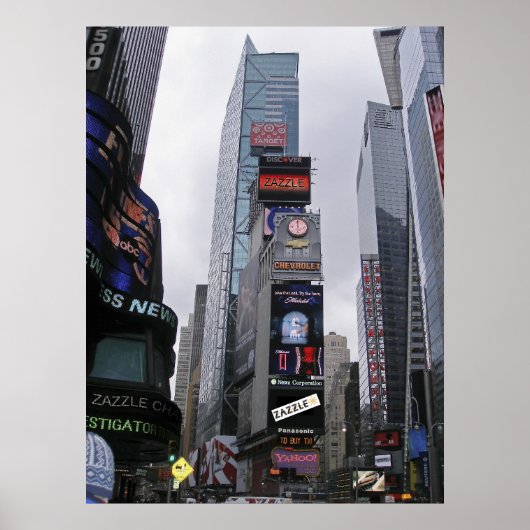 ZAZZLE macht es zum Broadway! Poster (Vorne)