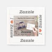 Zazzle Made With Love Papiertaschentuch Serviette (Vorderseite)