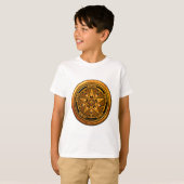 Zazzle - männliches GoldPentagramm-noback T-Shirt (Vorne ganz)