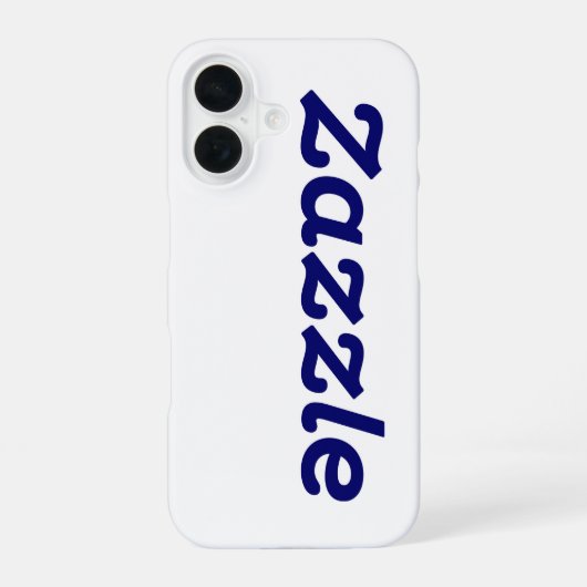 Zazzle-Marke iPhone 16 Hülle (Rückseite)