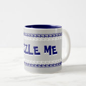 Zazzle Me Blue Tasse (VorderseiteRechts)