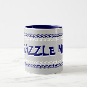 Zazzle Me Blue Tasse