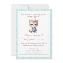 Zazzle meow-nificent birthday Einladung