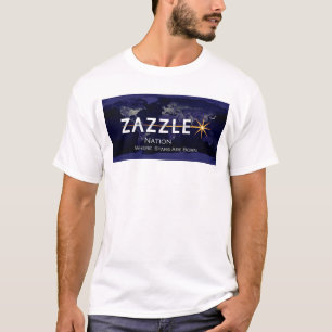 Zazzle Nations-Logo-"undurchsichtiger" T - Shirt