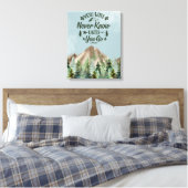 Zazzle nie wissen leinwanddruck (Insitu (Schlafzimmer))