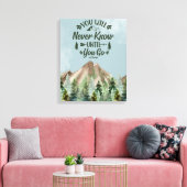 Zazzle nie wissen leinwanddruck (Insitu (Wohnzimmer))