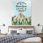 Zazzle nie wissen leinwanddruck (Insitu (Schlafzimmer))