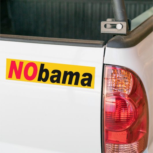 ZAZZLE NObama3 Autoaufkleber (Auf Lkw)
