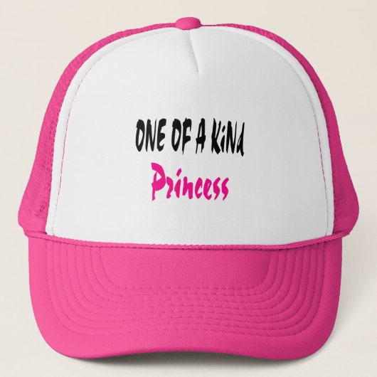 Zazzle One a Kind Princess Hat Truckerkappe (Vorderseite)