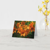 Zazzle Orange Blank Notecard Karte (Gelbe Blume)