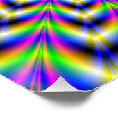 Zazzle Perfect Poster Psychedelic Star (Ecke)