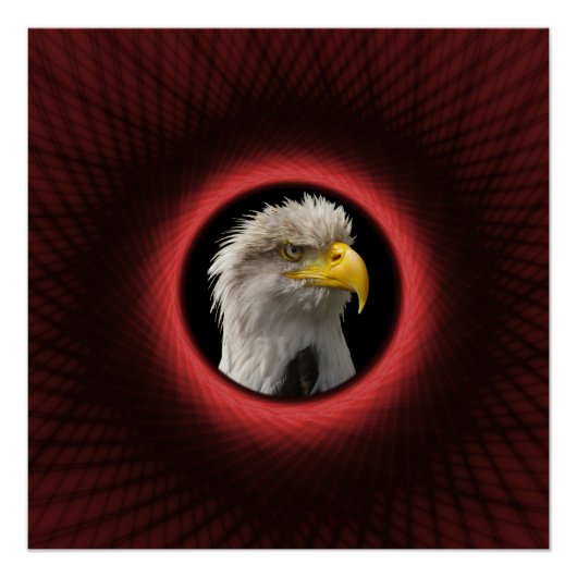 Zazzle Perfect Poster Woven Red Window Frame (Vorderseite)