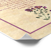 zazzle Serenety Gebet Poster (Ecke)