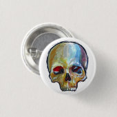zazzle_skull_gear button (Vorne & Hinten)