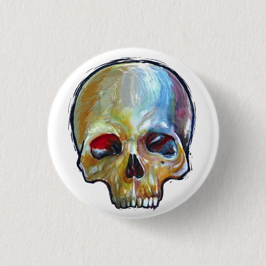 zazzle_skull_gear button (Vorderseite)