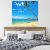 Zazzle Sommer genießen Leinwanddruck (Insitu (Schlafzimmer))