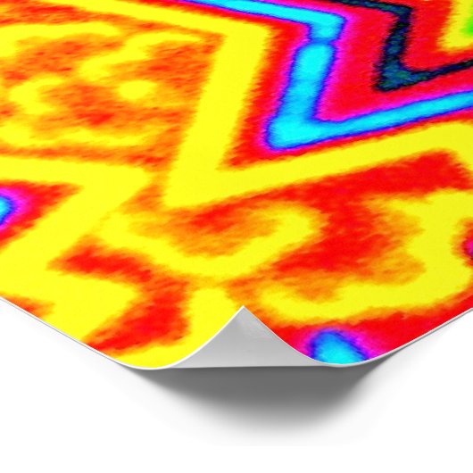 ZAZZLE STARS Poster (Ecke)