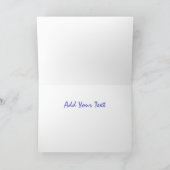 Zazzle Store Poster privat Dankeskarte (Innenseite)
