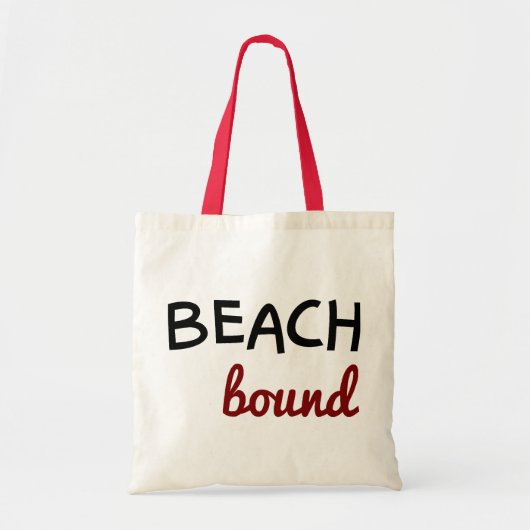 Zazzle Strandgebundene Tasche (Vorne)