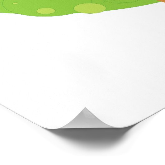 Zazzle Tree Poster (Ecke)