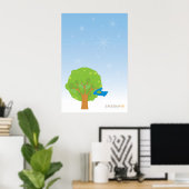 Zazzle Tree Poster (Heimbüro)