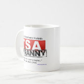 Zazzle TSA Tyrannei-Bild Kaffeetasse (Vorderseite Links)