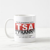 Zazzle TSA Tyrannei-Bild Kaffeetasse (Links)