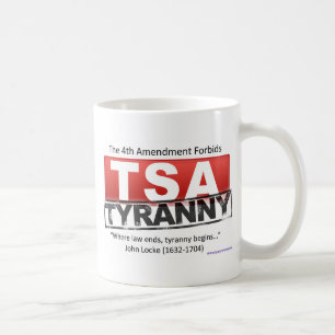 Zazzle TSA Tyrannei-Bild Kaffeetasse