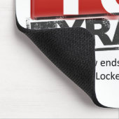 Zazzle TSA Tyrannei-Bild Mousepad (Ecke)