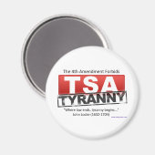 Zazzle TSA Tyranny Image Magnet (Vorderseite/Rückseite)