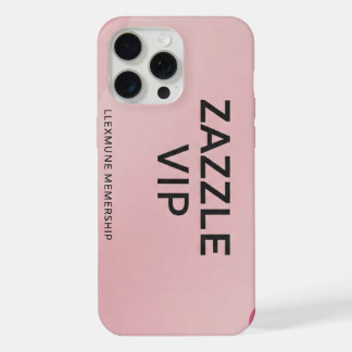 Zazzle VIP rosa Hüllen iPhone 15 Pro Max Hülle