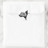 Zazzle Your Band Runder Aufkleber (Tasche)