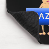 Zazzled herauf Gladys Mousepad (Ecke)