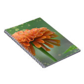 Zazzled Zinnia-Notebook Notizblock (Rechte Seite)