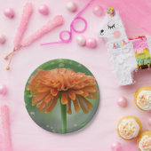 Zazzled Zinnia Papierplatte Pappteller (Party)